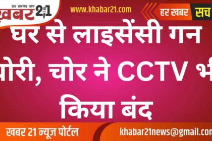 Licensed Gun Stolen from Home, Thief Tampered with CCTV