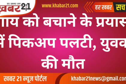 Youth Dies as Pickup Overturns While Trying to Save a Cow