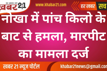 Assault in Nokha: 5 kg Weight Used in Attack, Case Filed