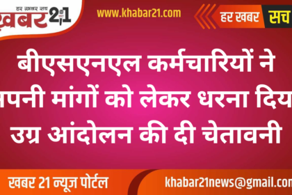 BSNL Employees Protest for Their Demands, Warn of Aggressive Action