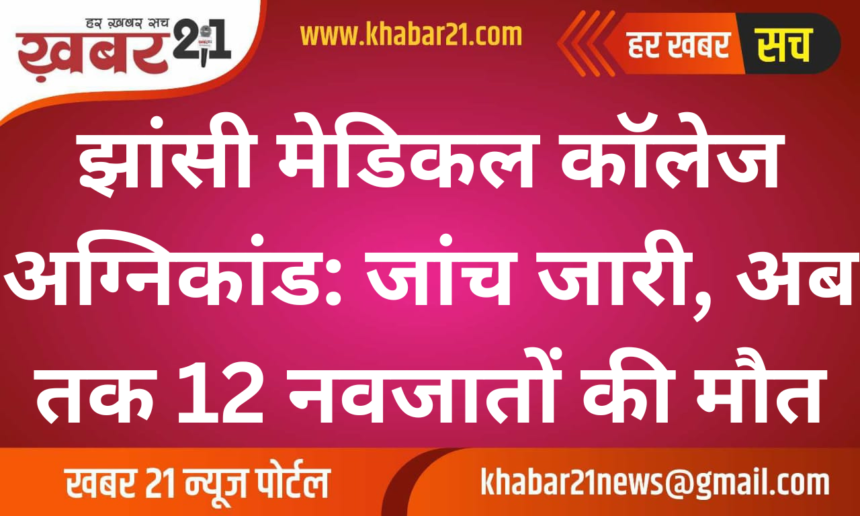 Jhansi Medical College Fire Incident: Investigation Underway, 12 Infants Lost Lives So Far