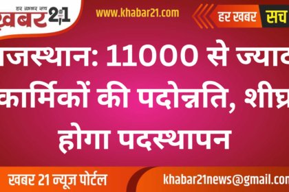 Rajasthan: Over 11,000 Personnel Promoted, Posting to be Done Soon