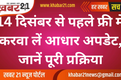 Aadhaar Card Free Update Before December 14: Step-by-Step Guide