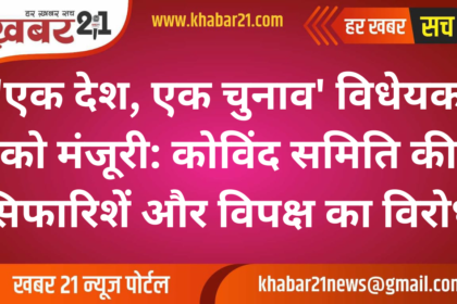 Approval of 'One Nation, One Election' Bill: Recommendations of Kovind Committee and Opposition's Resistance