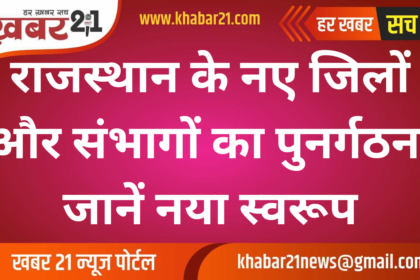 Reorganization of Rajasthan's New Districts and Divisions: Know the New Structure