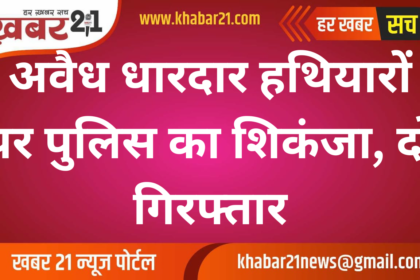 Crackdown on Illegal Weapons: Two Arrested