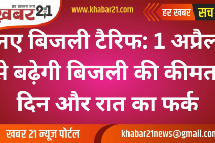 New Electricity Tariff: Rates to Rise from April 1, 2025, with Differing Day and Night Rates