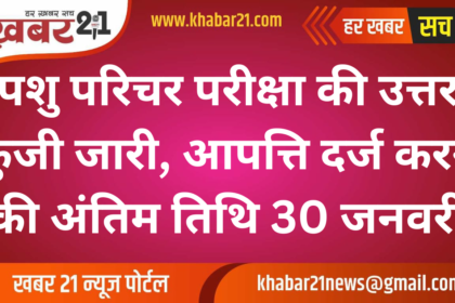 Answer Key Released for Animal Attendant Recruitment Exam, Last Date for Objections is 30th January