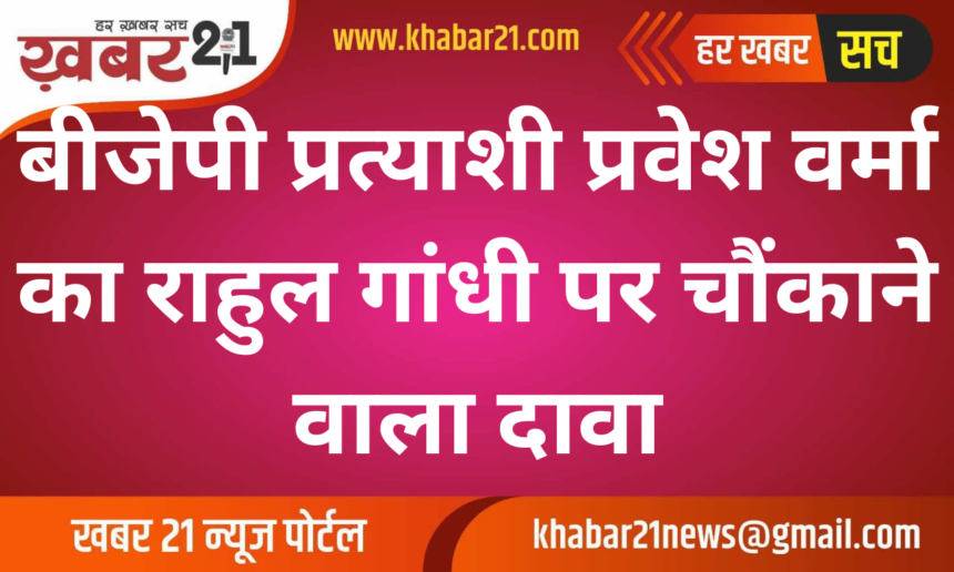 BJP Candidate Claims Rahul Gandhi Offered Him Congress Ticket Twice