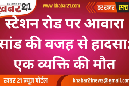 Tragic Incident on Station Road: Stray Bull Causes Man's Death