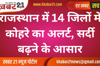 Fog Alert in 14 Districts of Rajasthan, Cold Expected to Intensify