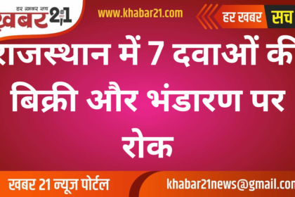 Ban on 7 Medicines in Rajasthan